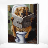 Diamond Painting Hond WC