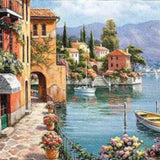 Diamond Painting Italiaanse Stad