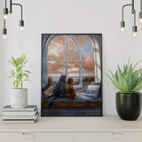 Diamond Painting Katten voor het Raam