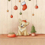 Diamond Painting Kerst Hond