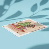 Diamond Painting Kerst, Vrouw en Hond