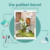 Diamond Painting Kikker Golven