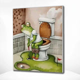 Diamond Painting Kikker Golven