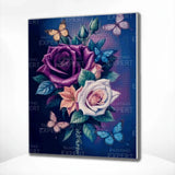 Diamond Painting Kleurrijke Bloemen