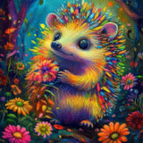 Diamond Painting Kleurrijke Egel