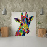 Diamond Painting Kleurrijke Giraf