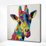 Diamond Painting Kleurrijke Giraf