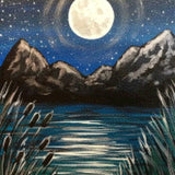 Diamond Painting Maan