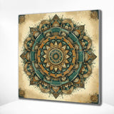 Diamond Painting Mandala Geel/Blauw