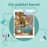 Diamond Painting Mooie Stad