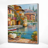 Diamond Painting Mooie Stad