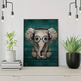 Diamond Painting Olifant Koptelefoon
