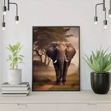 Diamond Painting Olifant in de Bossen