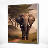 Diamond Painting Olifant in de Bossen
