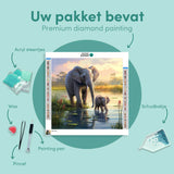 Diamond Painting Olifantjes