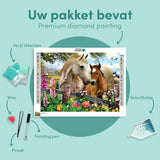 Diamond Painting Paard & Veulen