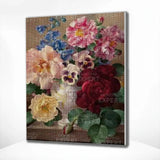 Diamond Painting Portret Bloemstuk