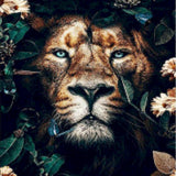 Diamond Painting Portret van een Leeuw