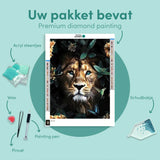 Diamond Painting Prachtige Leeuw
