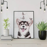 Diamond Painting Puppy Blij