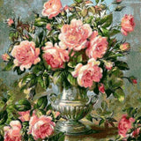 Diamond Painting Roze Rozen Boeket