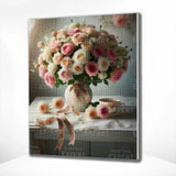 Diamond Painting Rozen in een Vaas