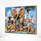 Diamond Painting Safari met Dieren