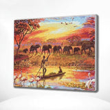 Diamond Painting Savanne Afrika