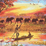 Diamond Painting Savanne Afrika