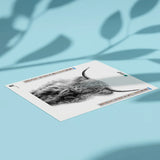 Diamond Painting Schotse Hoogelander Zwart