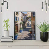 Diamond Painting Straatje Stad