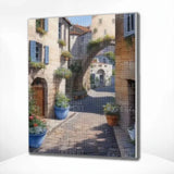 Diamond Painting Straatje Stad