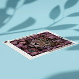 Diamond Painting Tijger met Bloemen