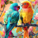 Diamond Painting Twee Vogels
