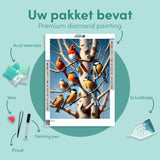 Diamond Painting Vogels in een Boom