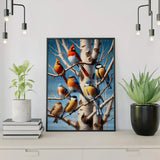Diamond Painting Vogels in een Boom