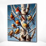 Diamond Painting Vogels in een Boom