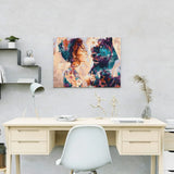 Diamond Painting Vrouw met Luipaard
