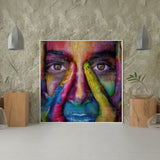 Diamond Painting Vrouw met Verfspetters