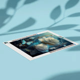 Diamond Painting Witte Bloemen