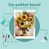 Diamond Painting Zonnebloemen