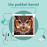 Diamond Painting Portret Uil
