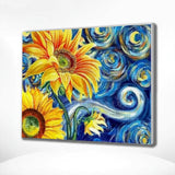 Diamond Painting Zonnebloemen Kunst