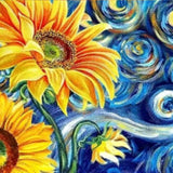 Diamond Painting Zonnebloemen Kunst