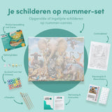 Schilderen op nummer Dieren Safari