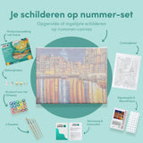 Schilderen op nummer Donkere Stad