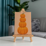 Dromen van een pompoen - Schilderen op Nummer Mini Set van 6