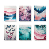 Droomlandschappen in pastel - Schilderen op Nummer Mini Set van 6