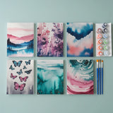 Droomlandschappen in pastel - Schilderen op Nummer Mini Set van 6