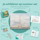 Schilderen op Nummer Eiffeltoren